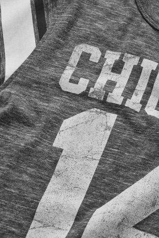 Grey Chicago Print T-Shirt (3-16yrs)